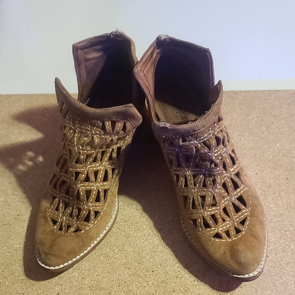 Jeffrey Campbell Brown Ankle Boots